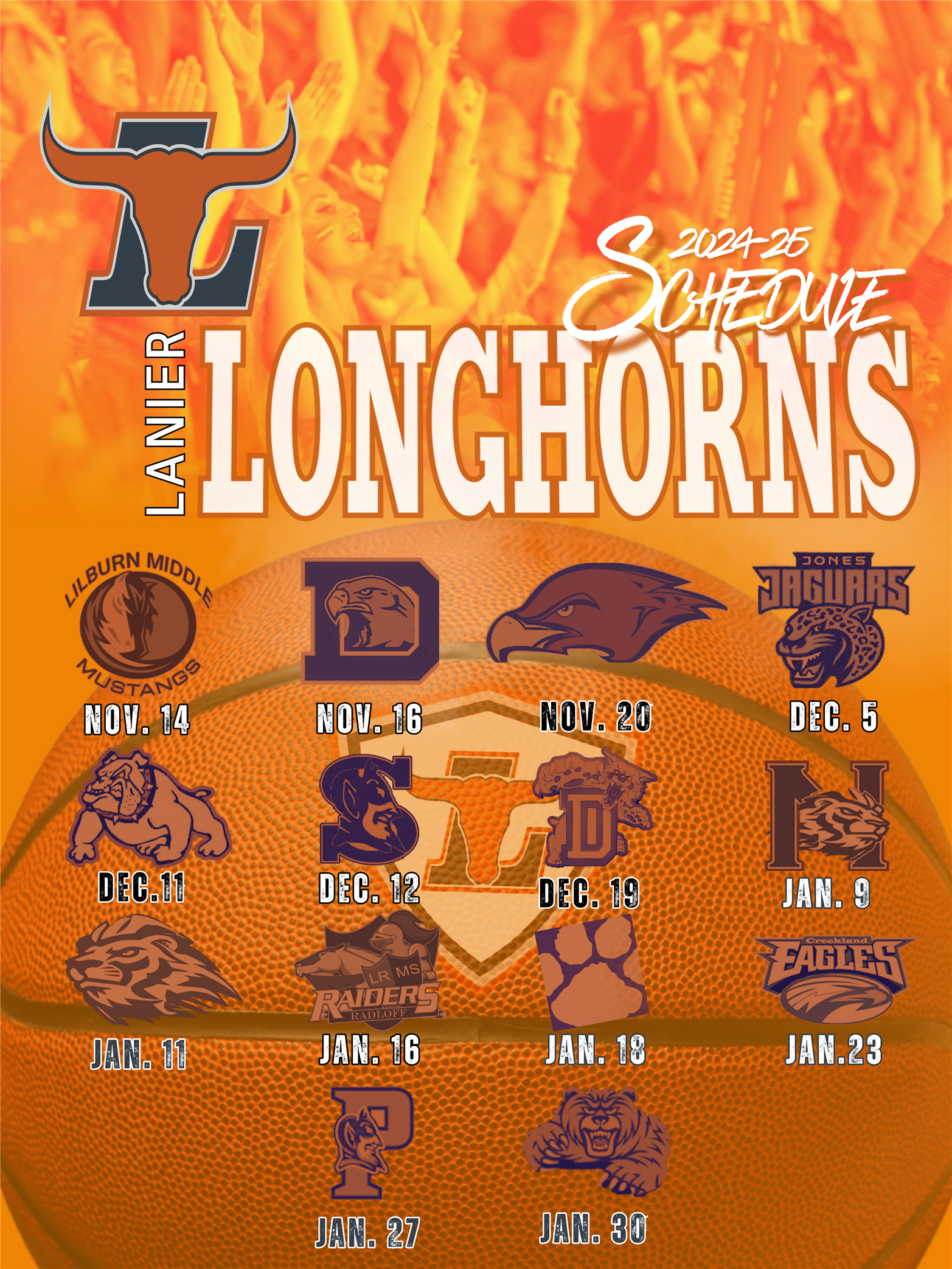 2024-2025 Schedule